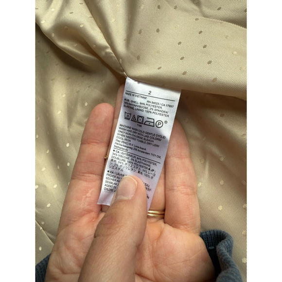 Women's Banana Republic Beige Blazer Size 2 - Picture 4 of 6